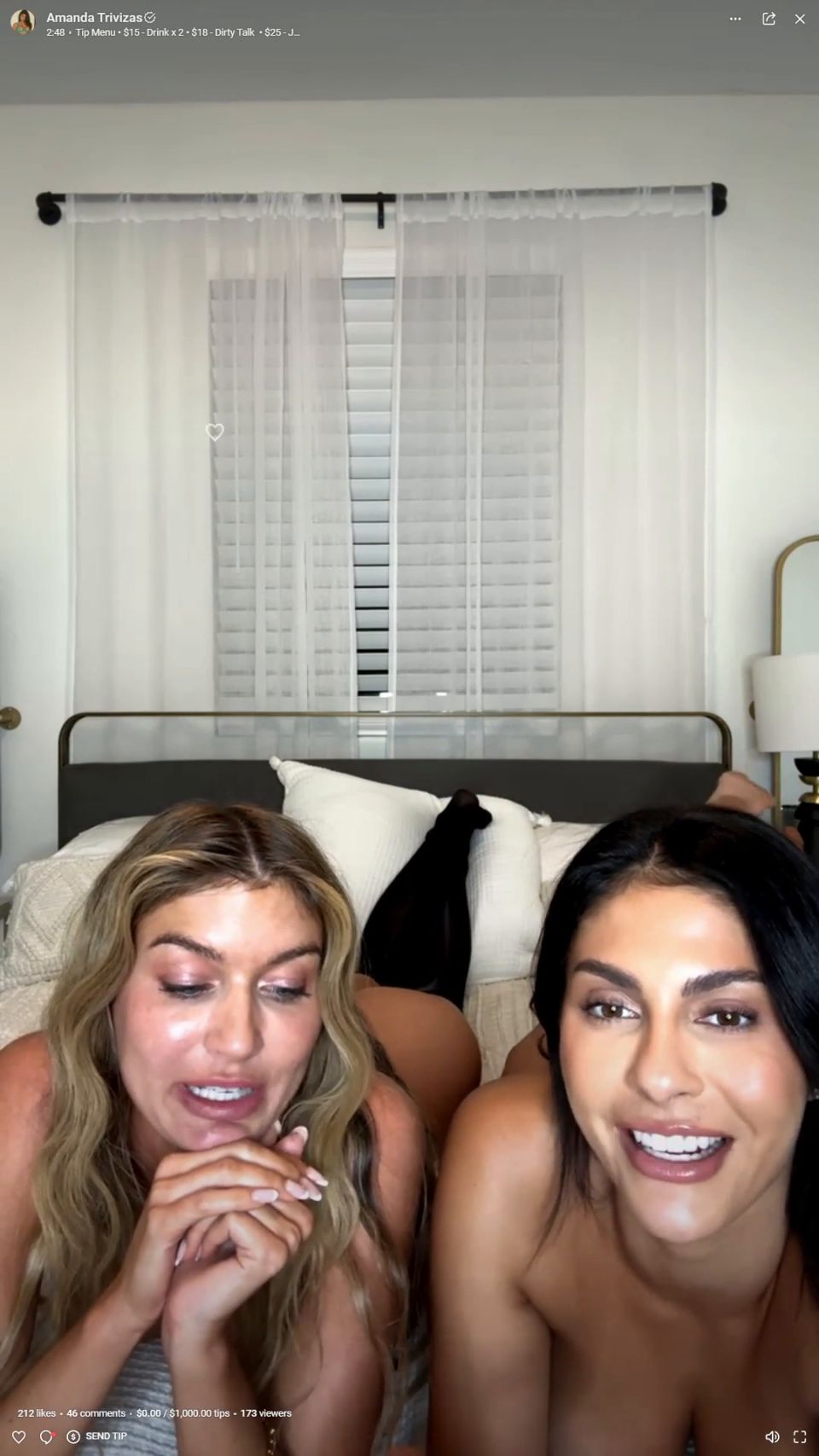 OnlyFans 2024 Hayley Maxfield Live With Amanda Trivizas Part 2.