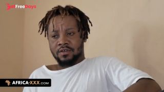 African beauty first time with two