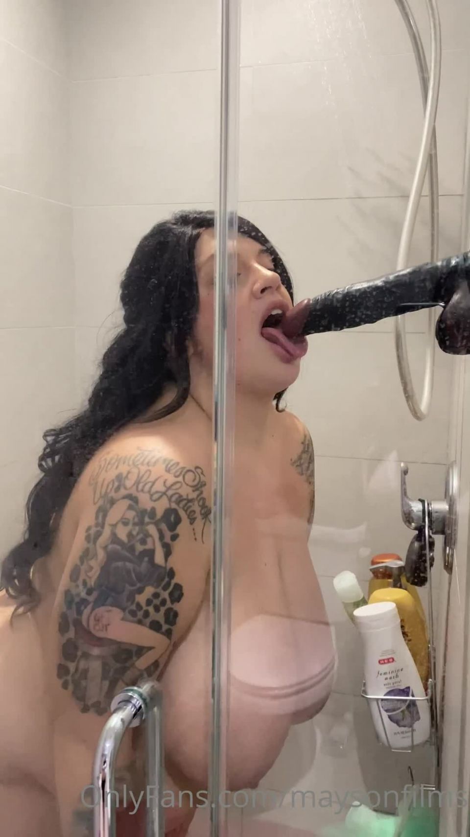 clip 46 Marilyn Mayson – Soapy Suck and Fuck in the Shower on bbw virtual femdom