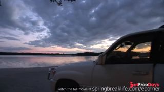 Big Boobs Masturbating At Sunset