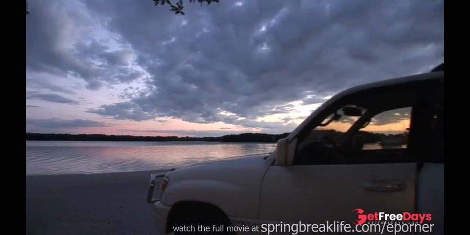 Big Boobs Masturbating At Sunset