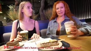 Cheating on Wife with Busty Neighbor Girl. Scandal but Big Boobs Polly is Da...