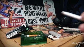The Harlot House – Maria Jade – Spanked and Jerked – Caught Smoking.