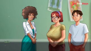 Judith Sexy Redhead from Summertime Saga Naked Gamplay