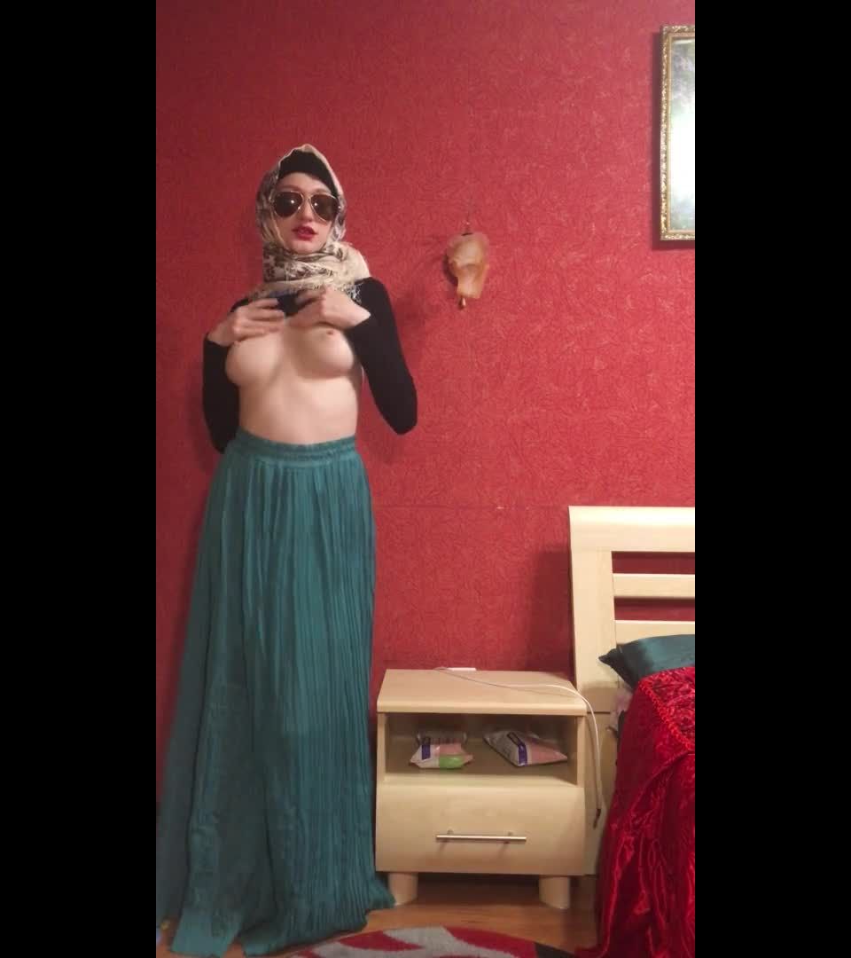 Virtik Baby in 029 Muslim Woman Dances Oriental Dance and Exposes her Breasts on teen 