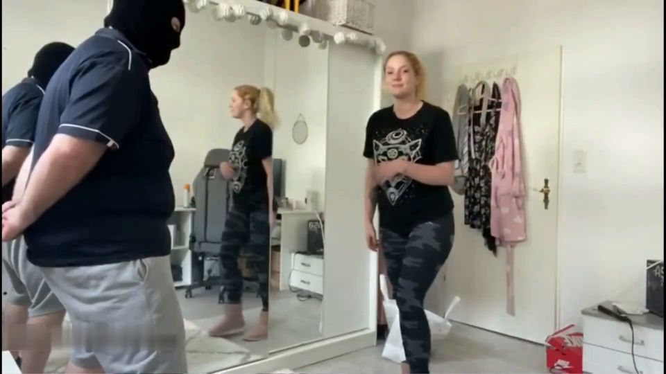 Ballbusting with pink Boots.