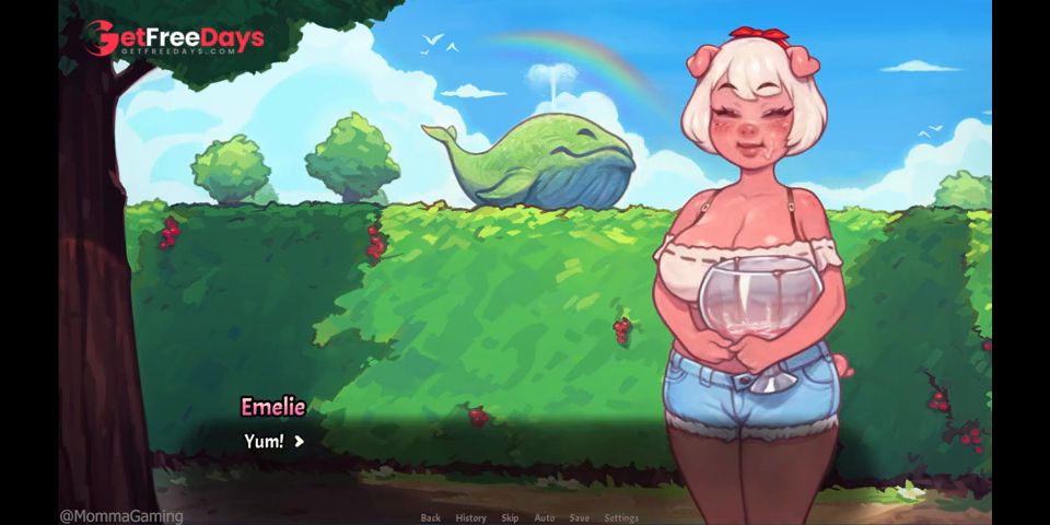 she has ice cream on her face... oh no... - My Pig Princess 3
