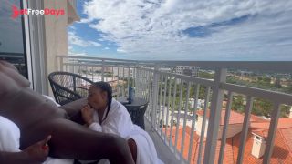 Public Ebony BlowJob