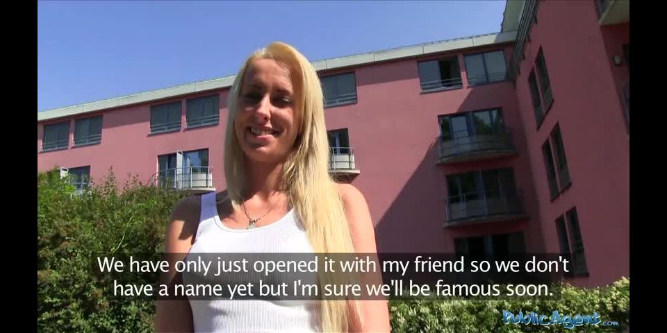 7184 Slim Blonde Cheats On Hubby For Cash In Public P