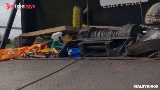 Spoiled College Girl Brandy Renee Banged By Tow Truck Driver