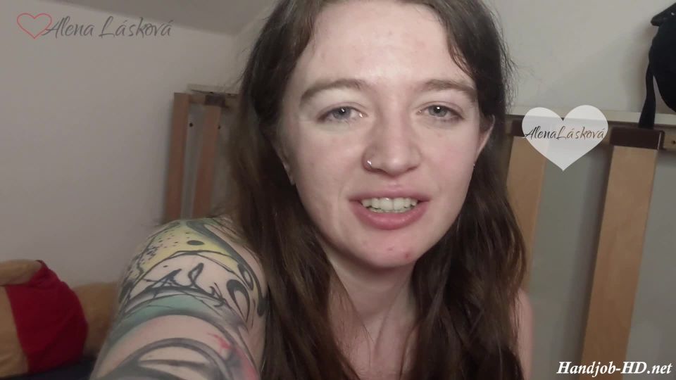 online video 17 Cuckold – nipple licking my EX _ u watch – Alena Laskova – HandJob - foot - feet porn femdom foot fetish