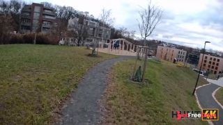HUNT4K. Hot athlete was picked up on the street and fucked in front of her BF in strangers car