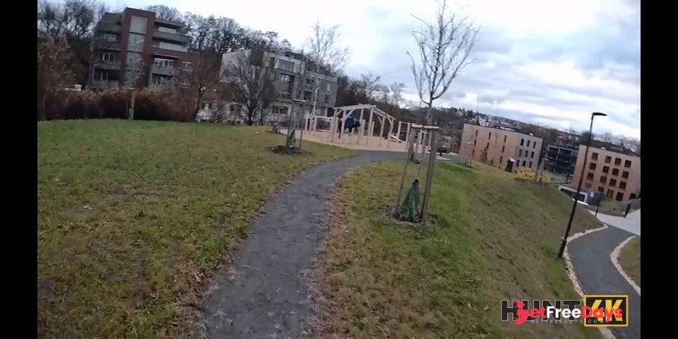 HUNT4K. Hot athlete was picked up on the street and fucked in front of her BF in strangers car